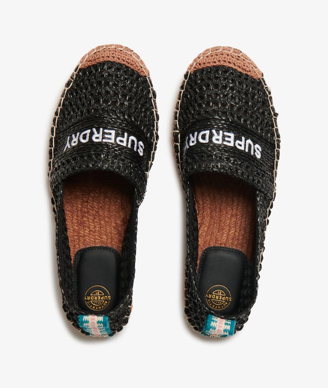 Raffia Espadrille Embroidered Shoe More Colours Available Price £22.49 Price reduced from £44.99 to You Save 50%