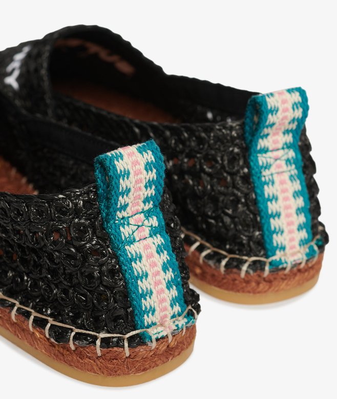 Raffia Espadrille Embroidered Shoe More Colours Available Price £22.49 Price reduced from £44.99 to You Save 50%