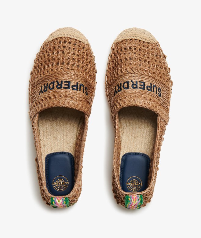Raffia Espadrille Embroidered Shoe More Colours Available Price £22.49 Price reduced from £44.99 to You Save 50%