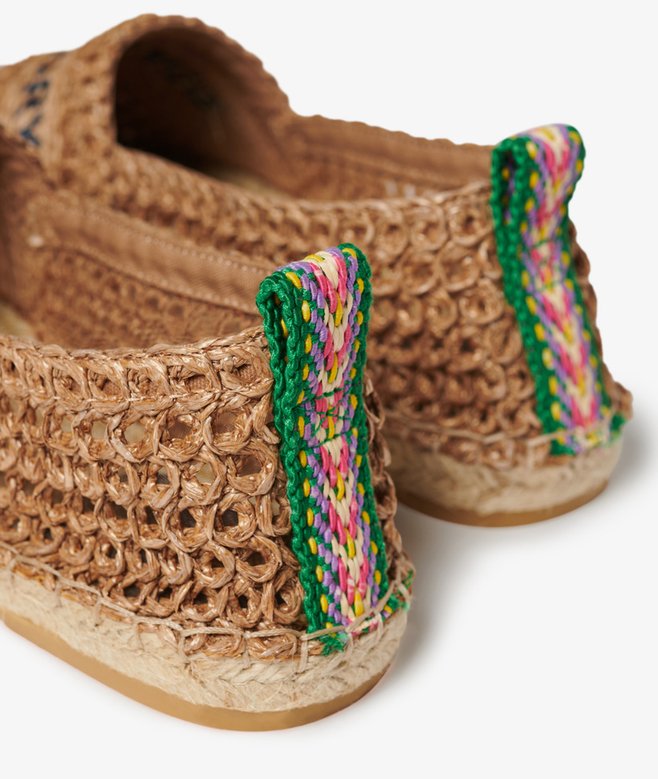 Raffia Espadrille Embroidered Shoe More Colours Available Price £22.49 Price reduced from £44.99 to You Save 50%