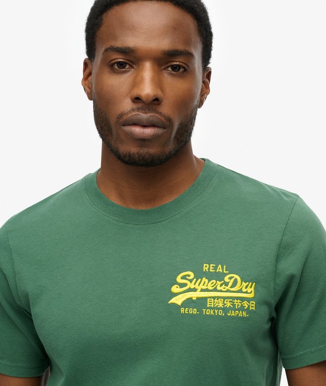 Vintage Logo Embroidered Relaxed T-Shirt