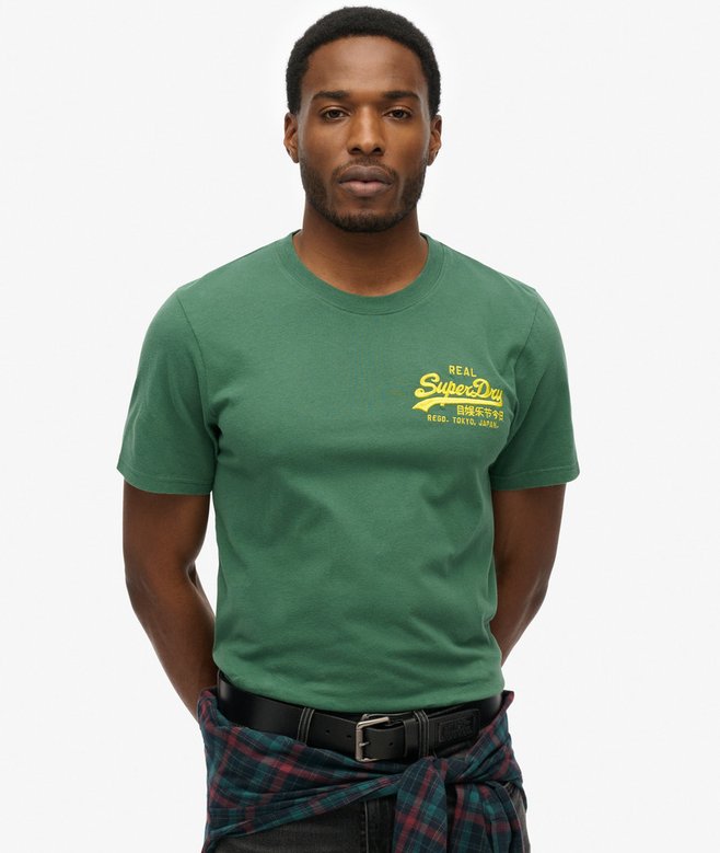 Vintage Logo Embroidered Relaxed T-Shirt