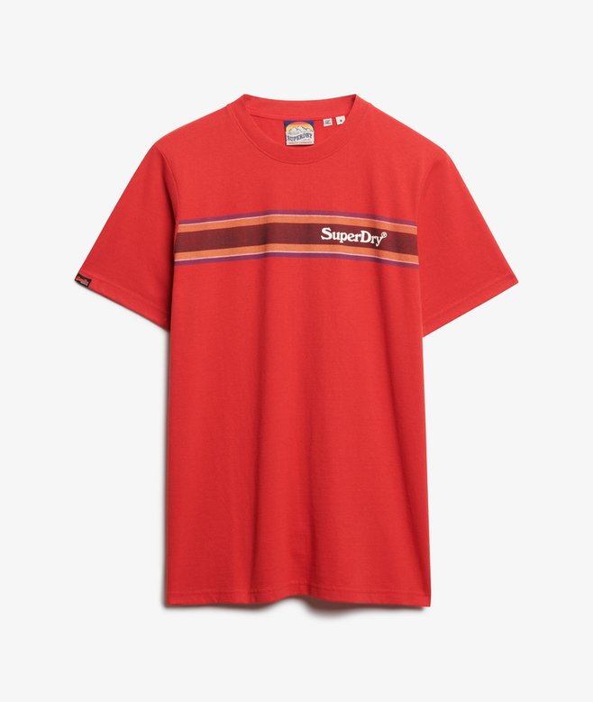 Venue Logo Stripe Relaxed T-Shirt