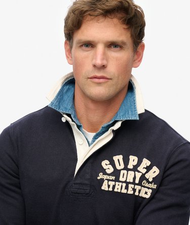 Vintage Athletic Rugby Shirt Image 3