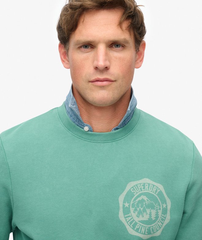 Lo-Fi Outdoor Mono Relaxed Crew Sweatshirt