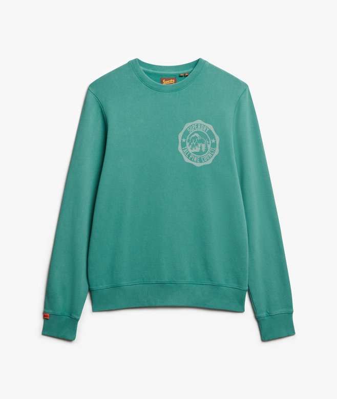 Lo-Fi Outdoor Mono Relaxed Crew Sweatshirt