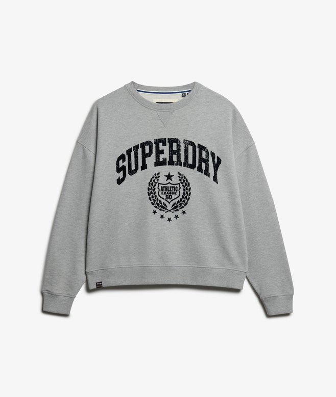 Athletic Relaxed Flock Sweatshirt