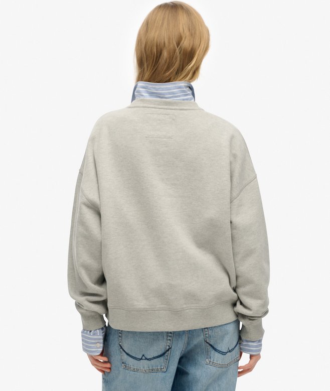 Athletic Relaxed Flock Sweatshirt