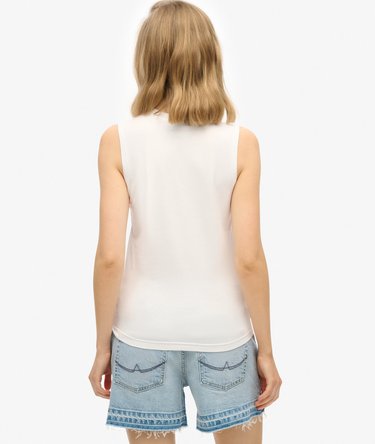 Figurbetontes Sport Luxe Tanktop Image 4