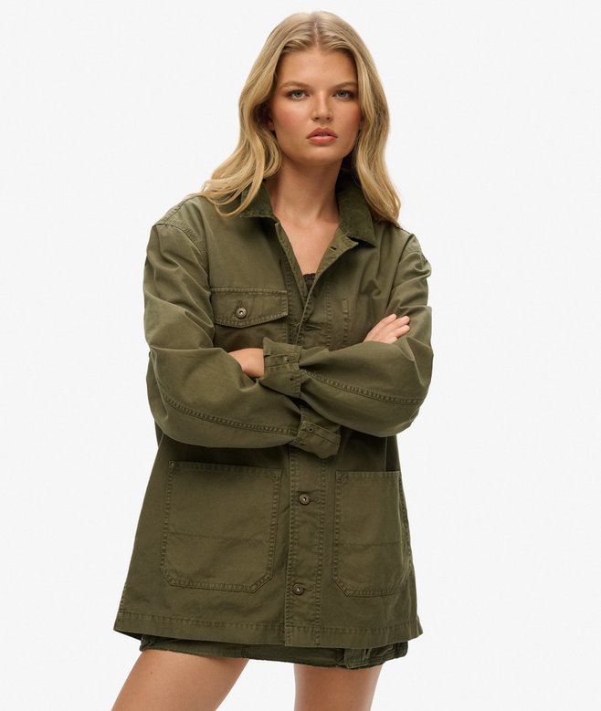 The Merchant Store - Oversized Cotton Work Jacket