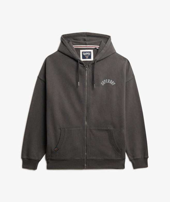 Athletic Essentials Oversized Zip Hoodie