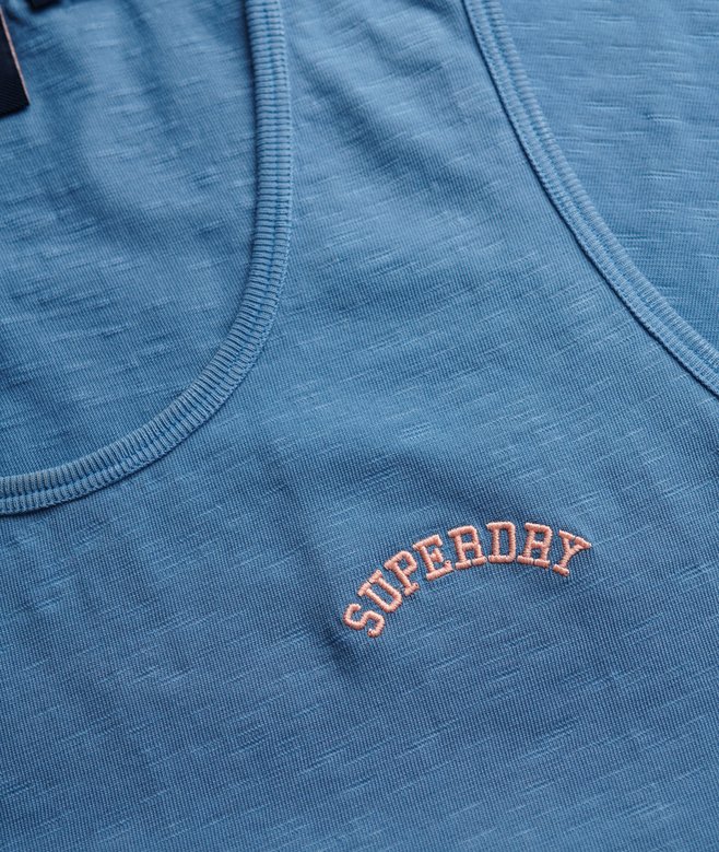 Essential Logo Garment Dye Vest Top