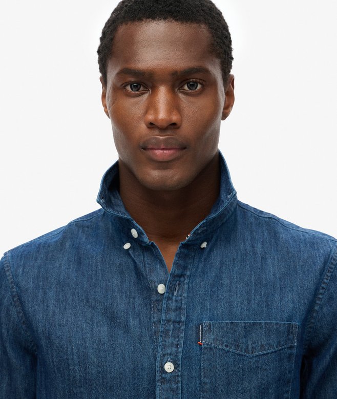 Essential Long Sleeve Denim Shirt