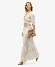 Ibiza Lace Mix Maxi Skirt