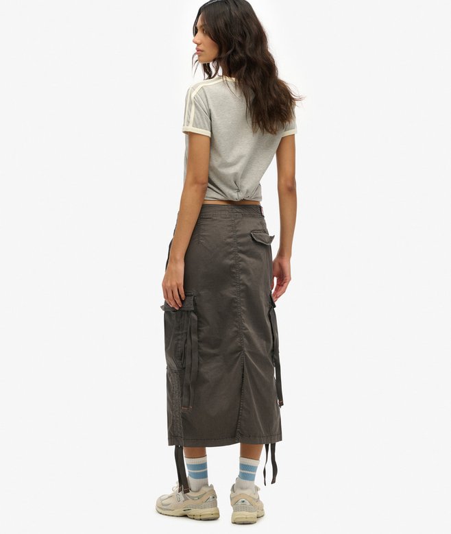 Cargo Midi Skirt
