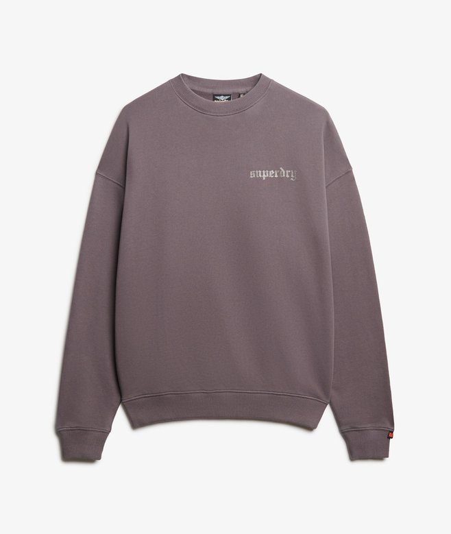 Old School Tattoo Oversized Crew Sweatshirt