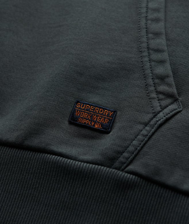 Embroidered Core Logo Relaxed Hoodie