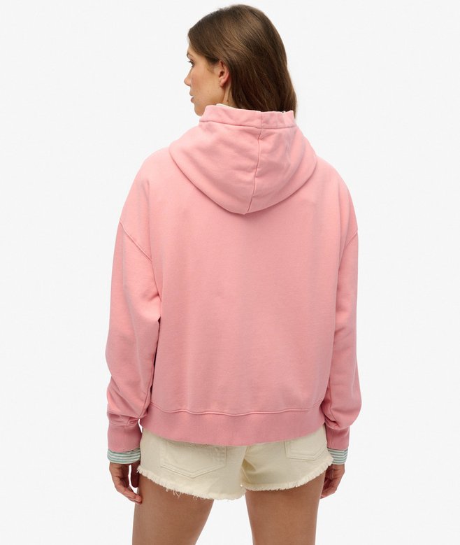 Vintage Logo Rhinestone Hoodie
