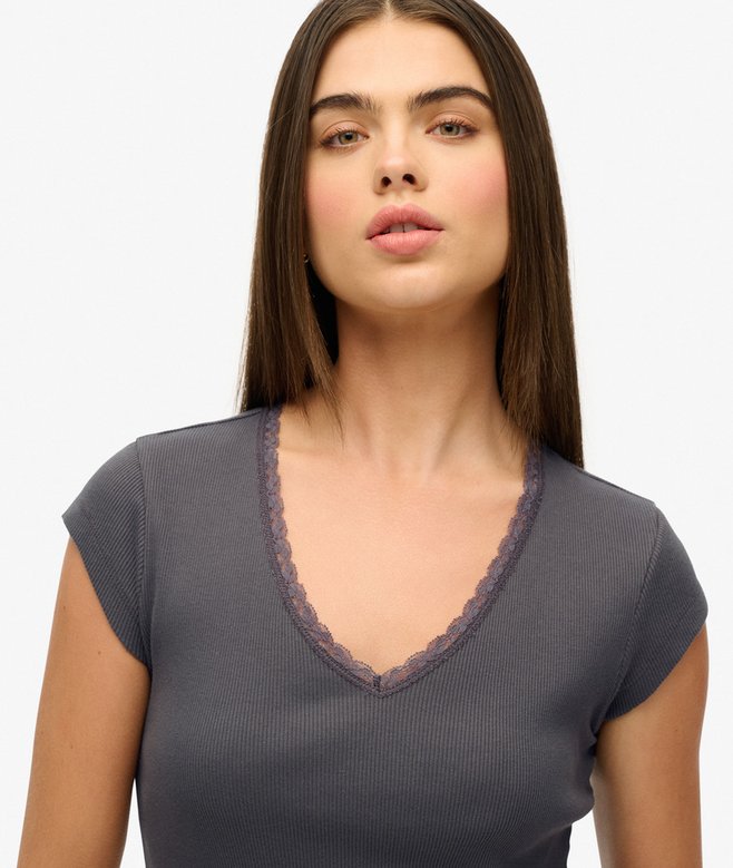 Essential Lace Trim Top