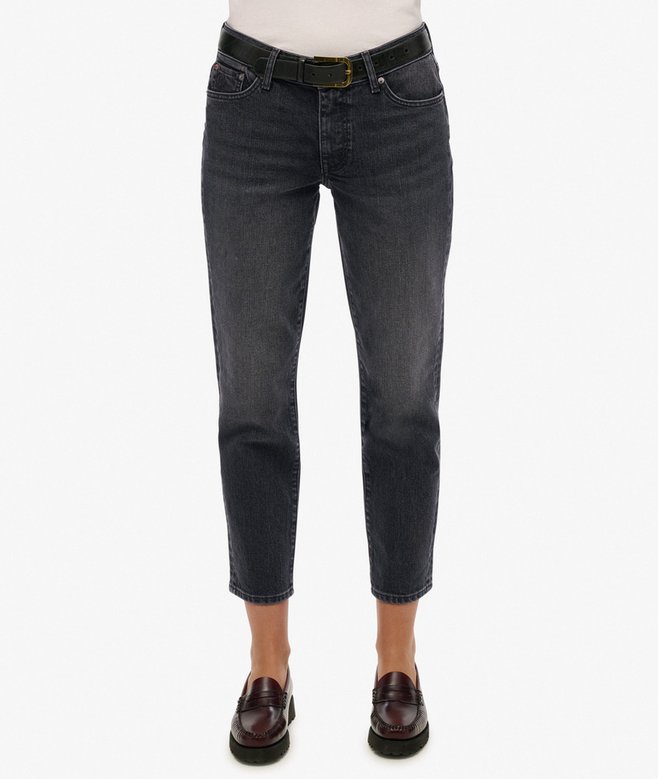 Organic Cotton Mid Rise Slim Jeans