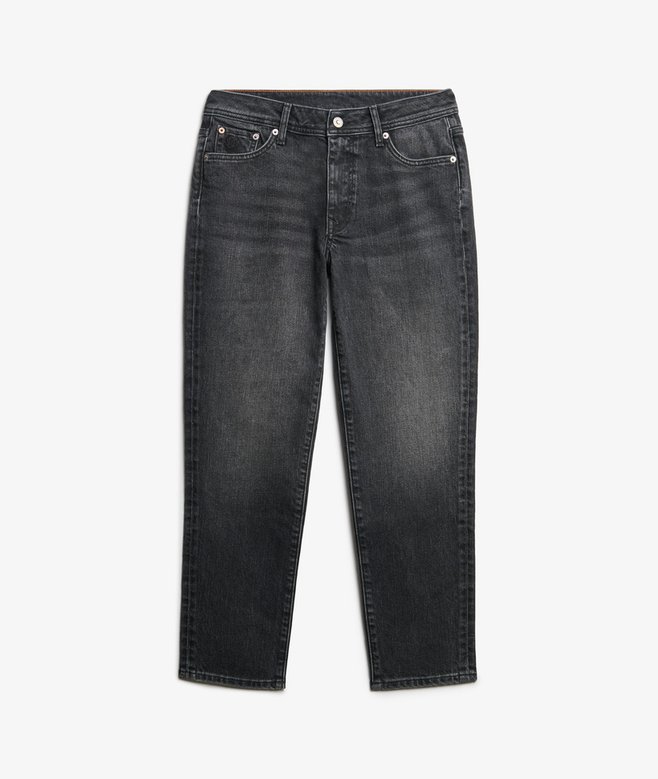 Organic Cotton Mid Rise Slim Jeans