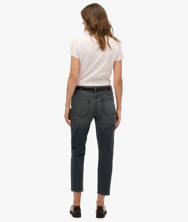 Organic Cotton Mid Rise Slim Jeans
