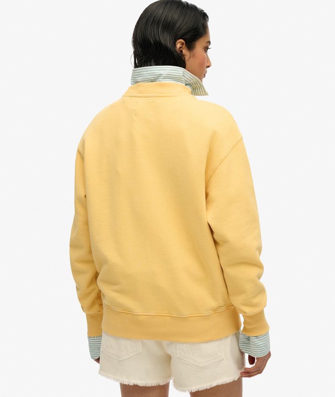 Souvenir Graphic Loose Crew Sweatshirt