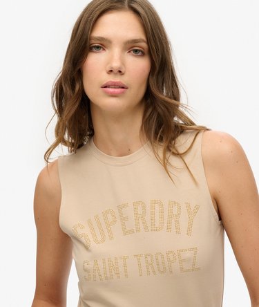 Figurbetontes Sport Luxe Tanktop Image 3