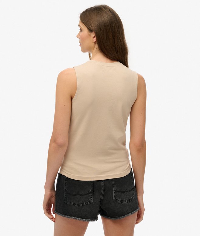 Sport Luxe Fitted Tank Top