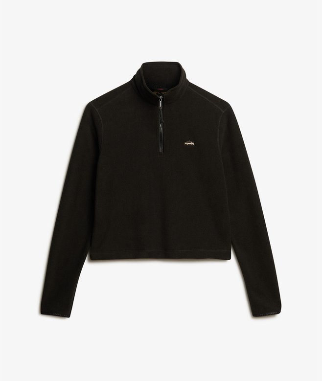 Polar Fleece Cropped Half Zip