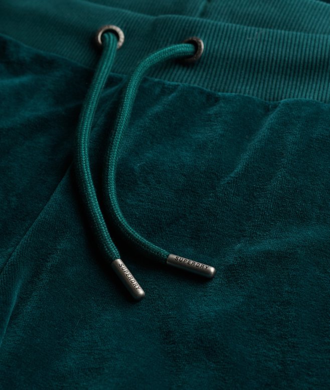 Velour Wide Leg Joggers