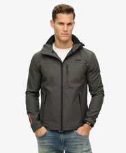 Hooded Marl Ripstop Trekker Jacket