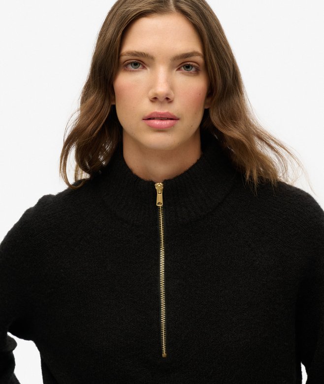 Brushed Half Zip Jumper