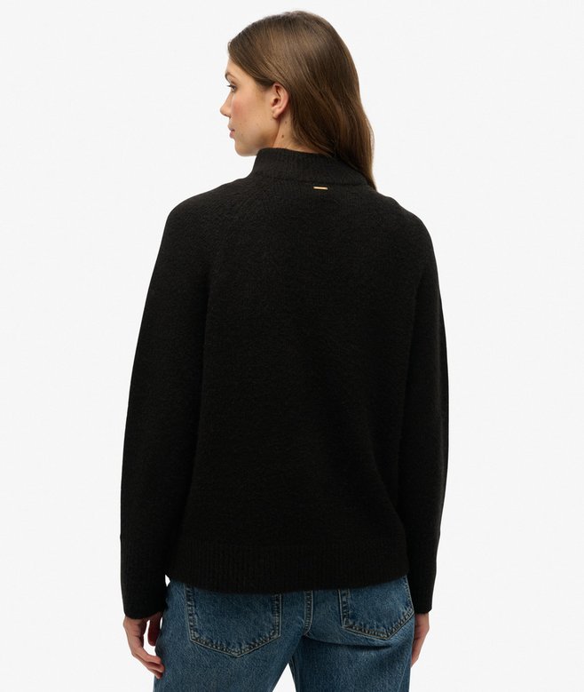 Brushed Half Zip Jumper