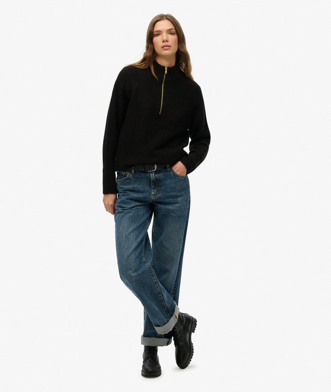 Brushed Half Zip Jumper