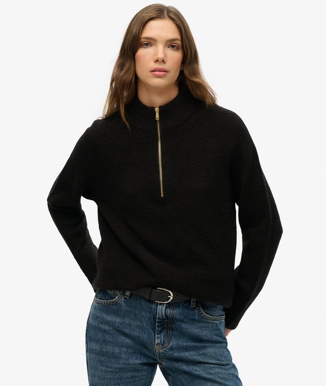 Brushed Half Zip Jumper