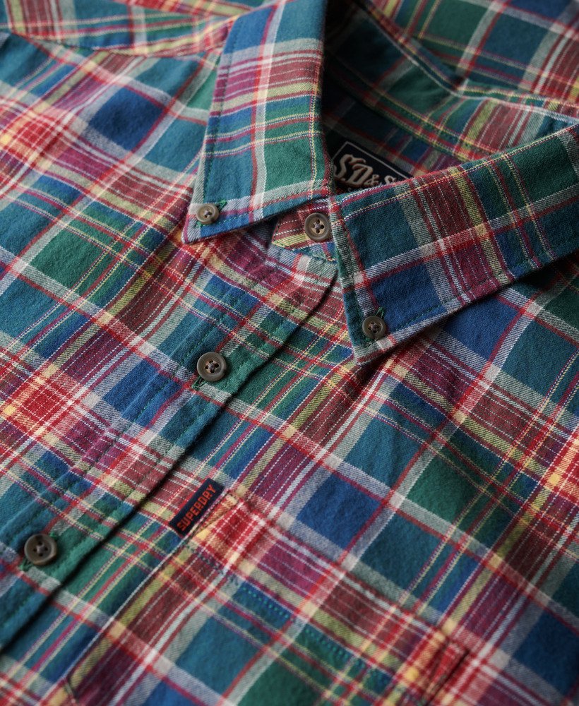 womens Oversized Vintage Check Shirt in Upstate Check Multi