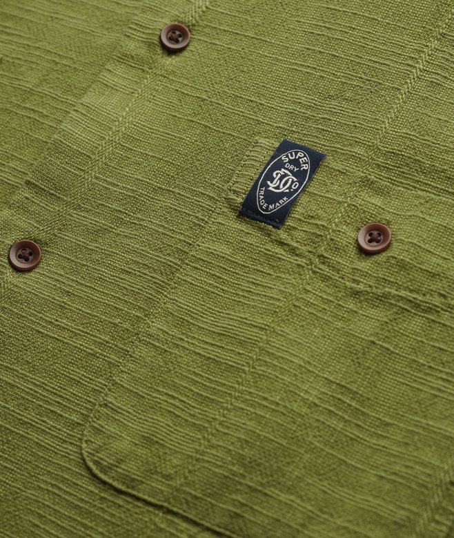 The Merchant Store - Short Sleeve Textured Shirt
