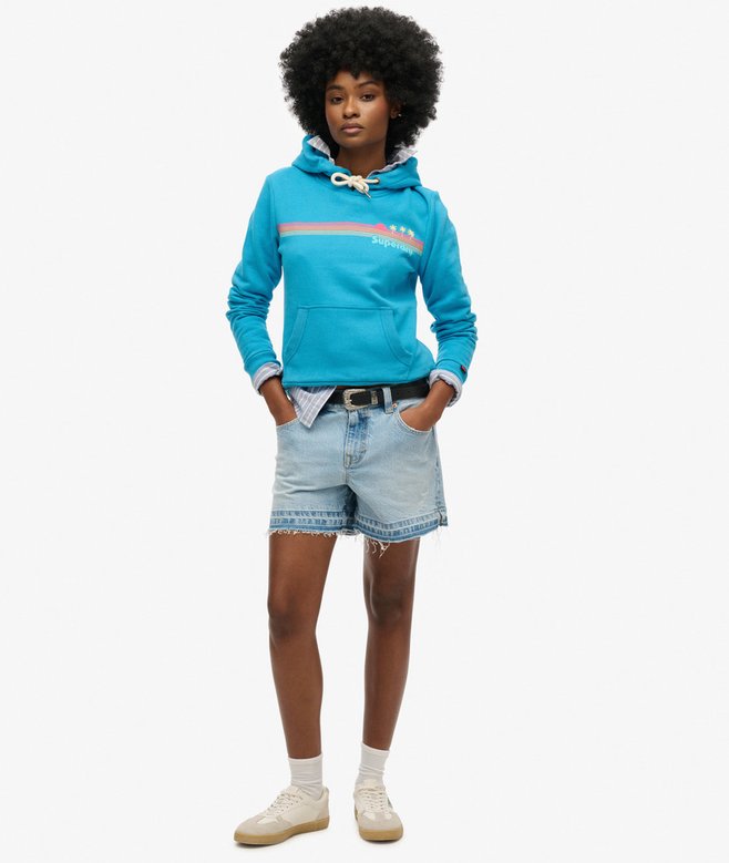 Rainbow Stripe Hoodie