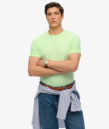 Raw Edge Slub T Shirt Image 1
