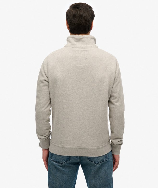 Vintage Athletic Half Button Sweatshirt
