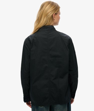 The Merchant Store - Oversized Wax Jacket Image 4