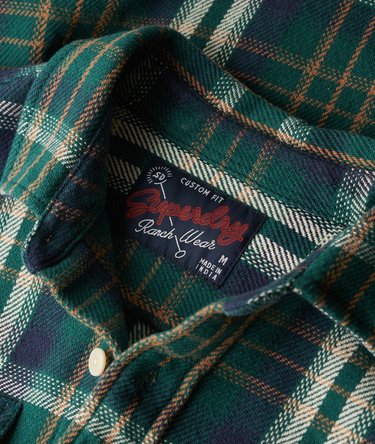 The Merchant Store - Oversized Heavy Checked Shirt Image 5