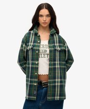 The Merchant Store - Oversized Heavy Checked Shirt
