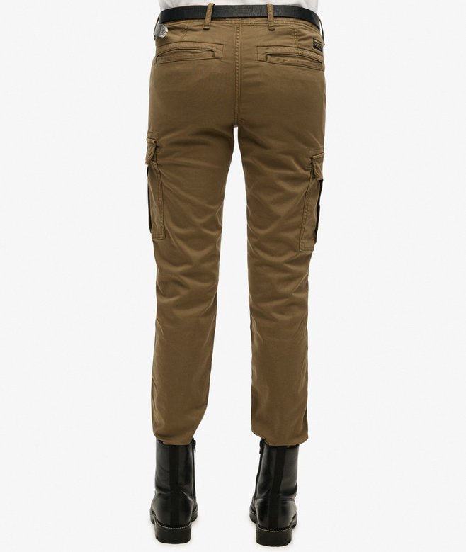 Mid Rise Slim Cargo Pants