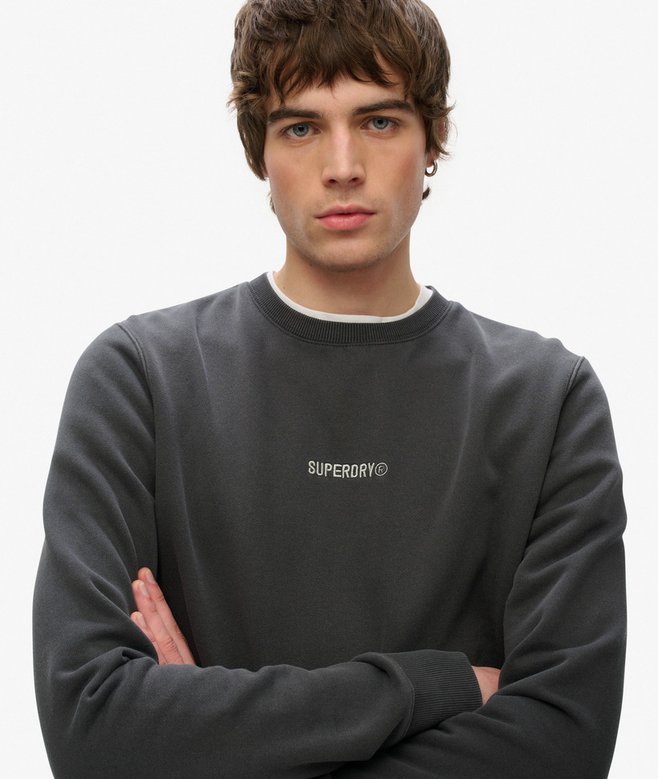 Micro Logo Crew Sweatshirt