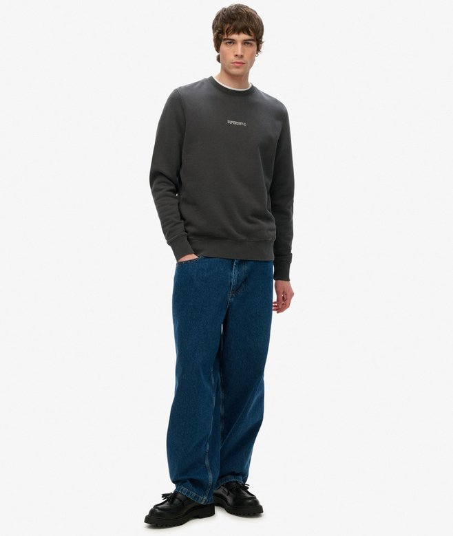 Micro Logo Crew Sweatshirt