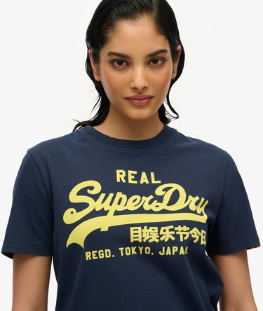 T-shirt ajusté Vintage Logo Neon Image 3