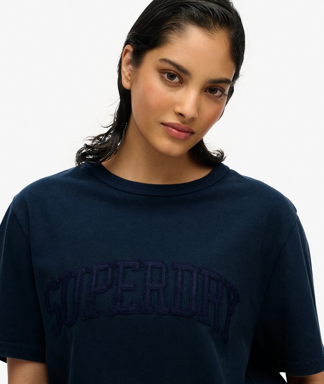 Athletic Tonal Oversized T-Shirt