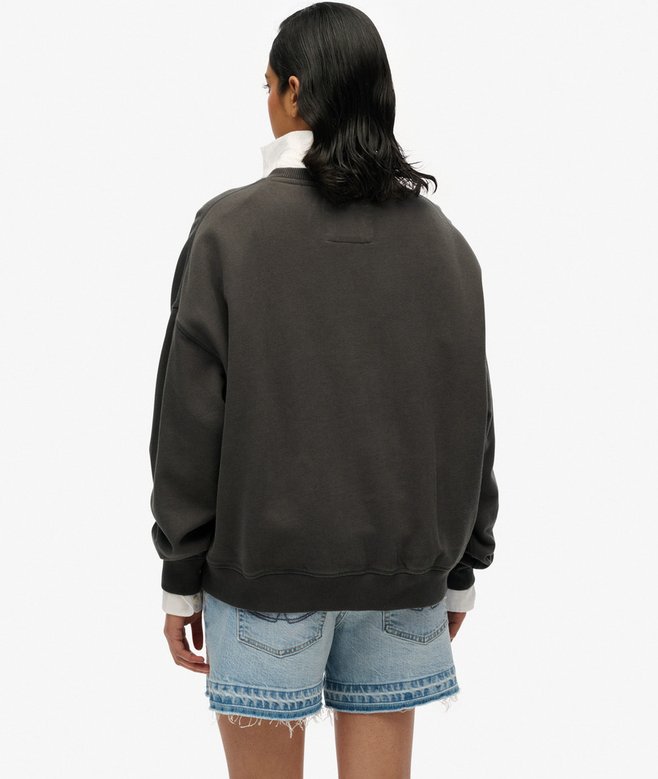 Athletic Essentials Tonal Applique Crew Sweatshirt
